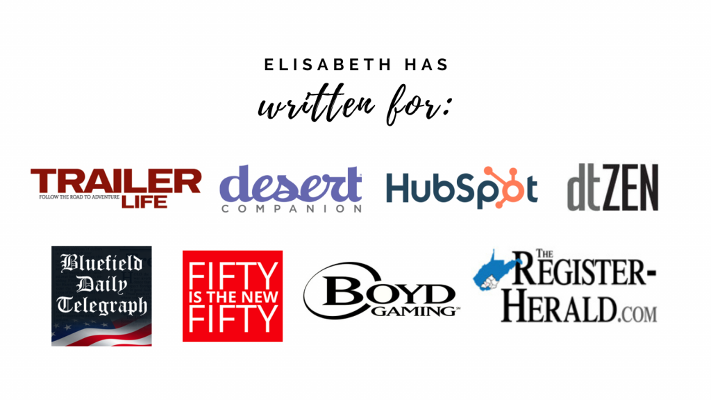 Elisabeth has written for a variety of publications.